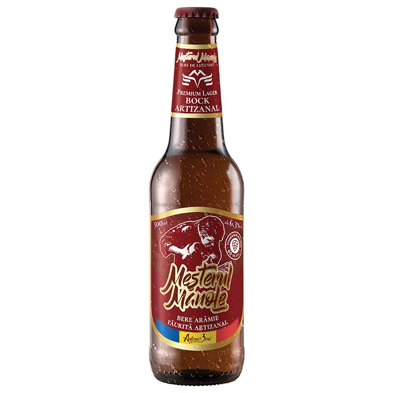 Bere artizanala Meșterul Manole Bock 500 ml