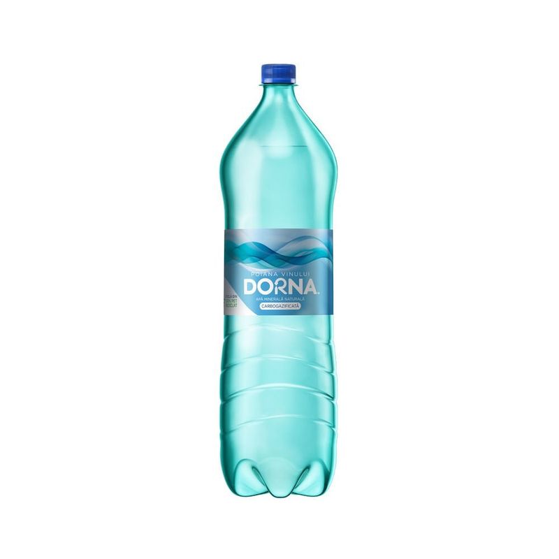 Apa carbogazoasa minerala naturala Dorna, 2 l