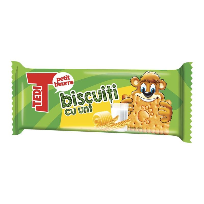 Biscuiti cu unt Petit Beurre Tedi, 50 g