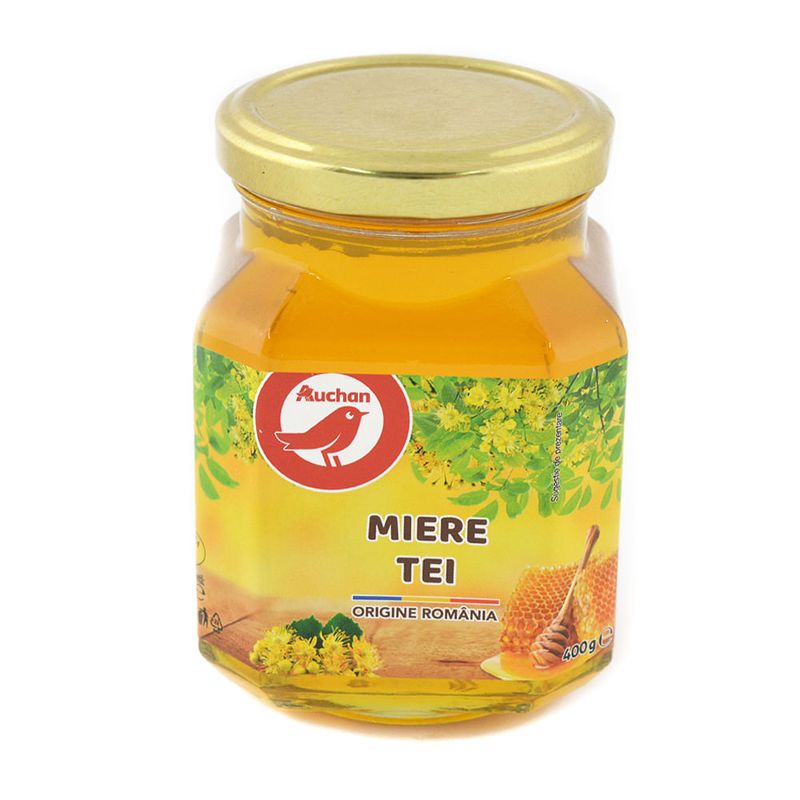 Miere tei Auchan, 400 g