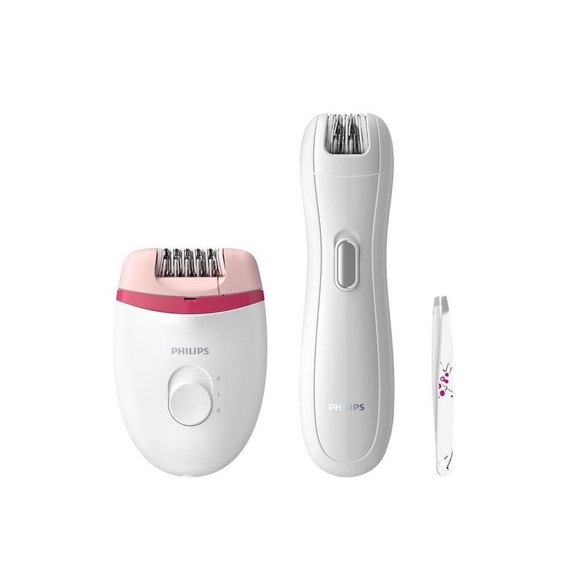 Epilator Philips Satinelle Essential BRP506/00, 2 viteze,  Culoare alb