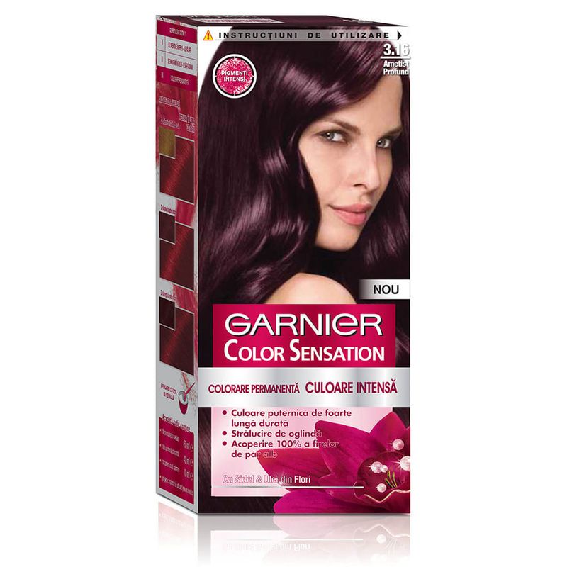 Vopsea de par permanenta Garnier Color Sensation DeepAmethyste