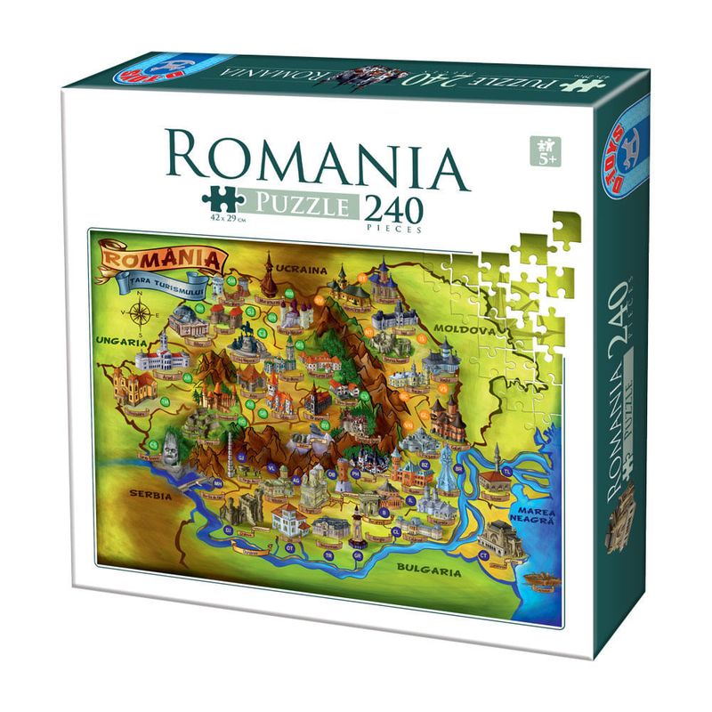 Puzzle D-Toys Romania - 240 de poze