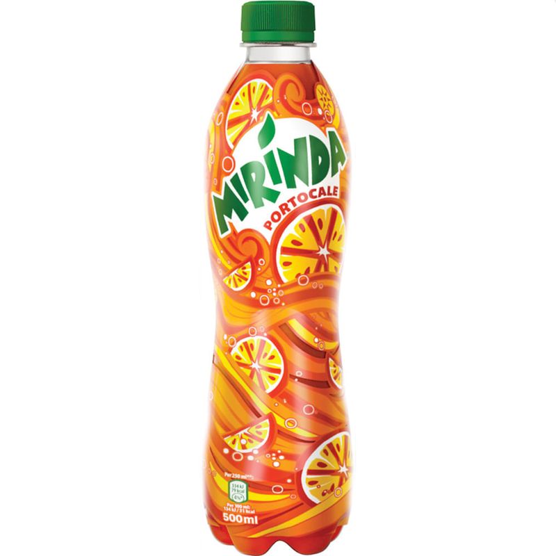 Bautura carbogazoasa cu gust de portocale Mirinda, 0.5 l