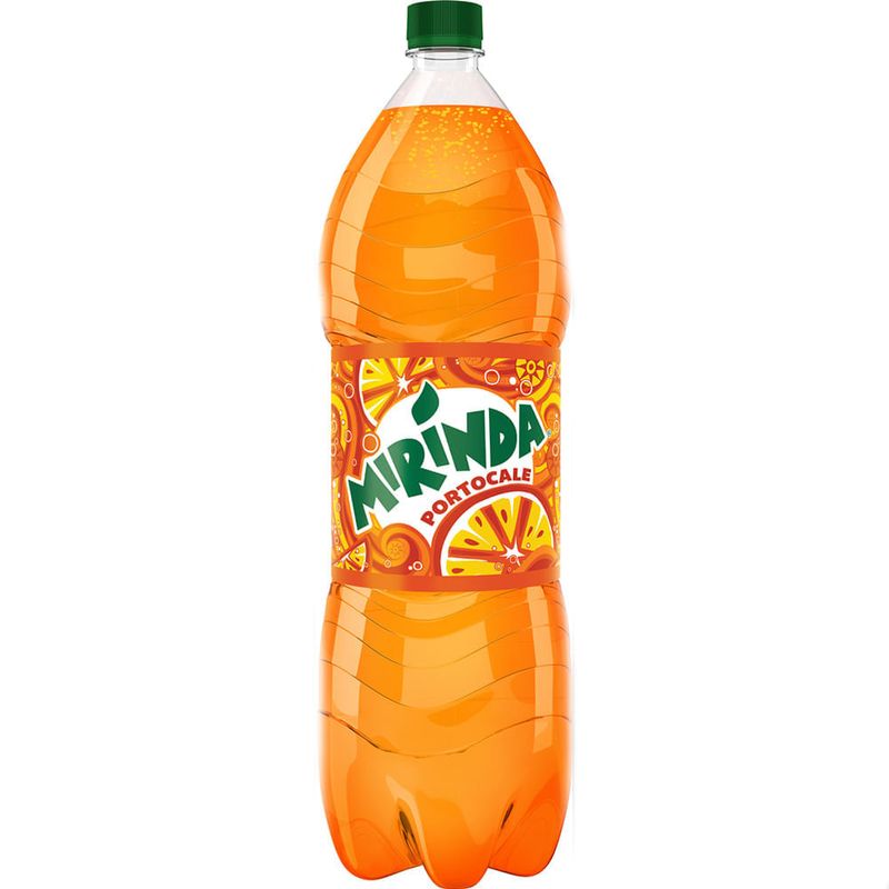 Bautura carbogazoasa cu aroma de portocale Mirinda, 2 l