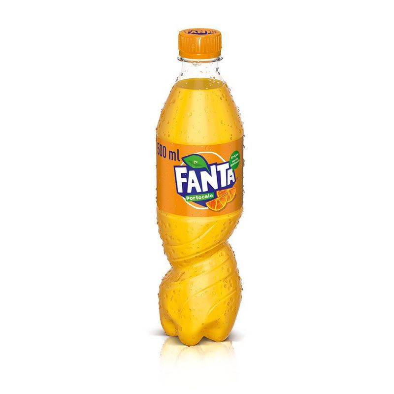 Bautura carbogazoasa Fanta Portocale, 0.5 l