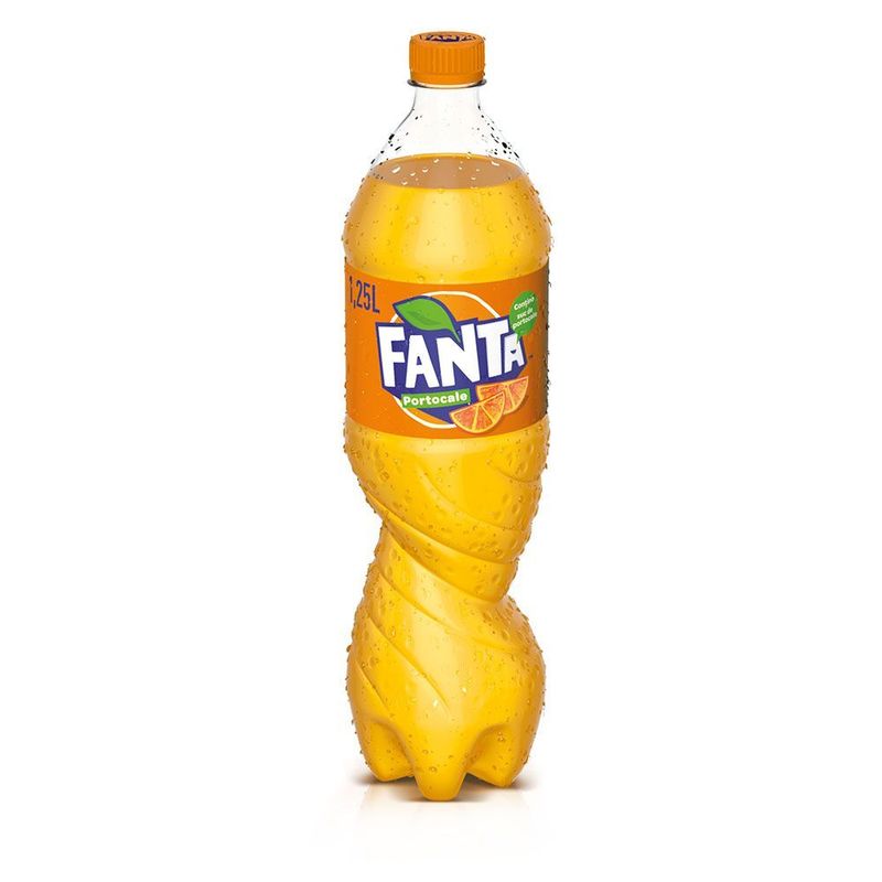 Bautura carbogazoasa Fanta Orange, 1.25 l