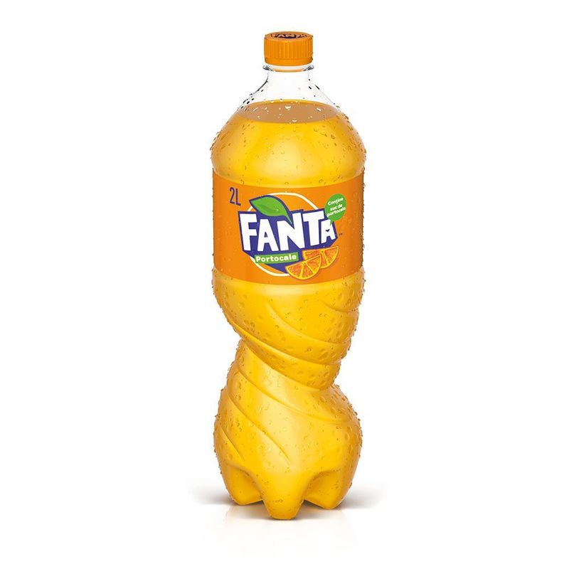 Bautura carbogazoasa Fanta Portocale, 2 l