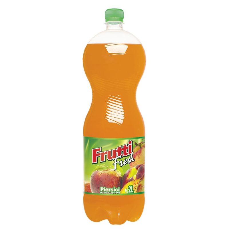 Bautura carbogazoasa cu aroma de piersici Frutti Fresh, 2 l