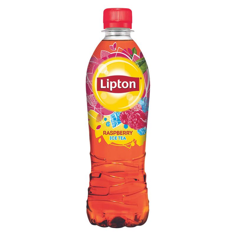 Bautura necarbogazoasa cu suc de zmeura Lipton Ice Tea, 0.5 l