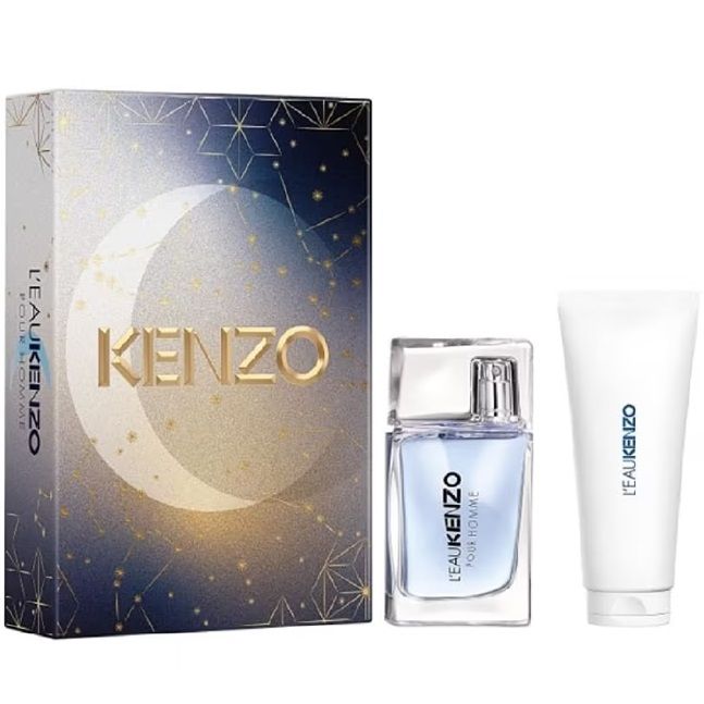 Set Apa de Toaleta Kenzo L Eau Par Homme 30 ml + 75 ml Gel de dus, Barbati,