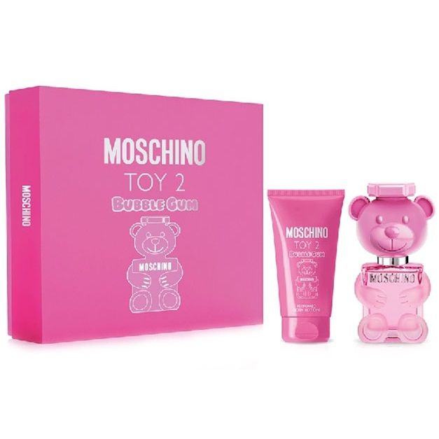 Set Apa de Toaleta Moschino Toy 2 Bubble Gum 30 ml + 50 ml Lotiune de corp, Femei