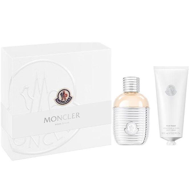 Set Apa de Parfum Moncler Pour Femme 60 ml + 100 ml Crema de corp, Femei