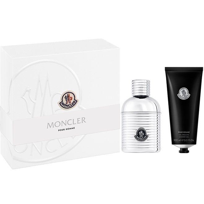 Set Apa de Parfum Moncler Pour Homme 60 ml + 100 ml Gel de dus, Barbati