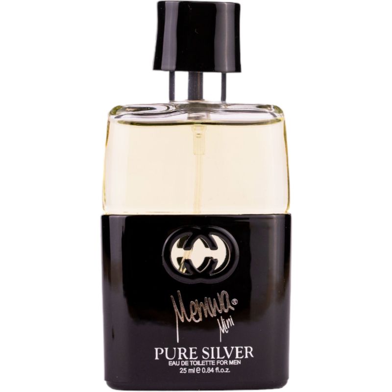 Apa de parfum Memwa Pure Silver , Barbati, 25ml