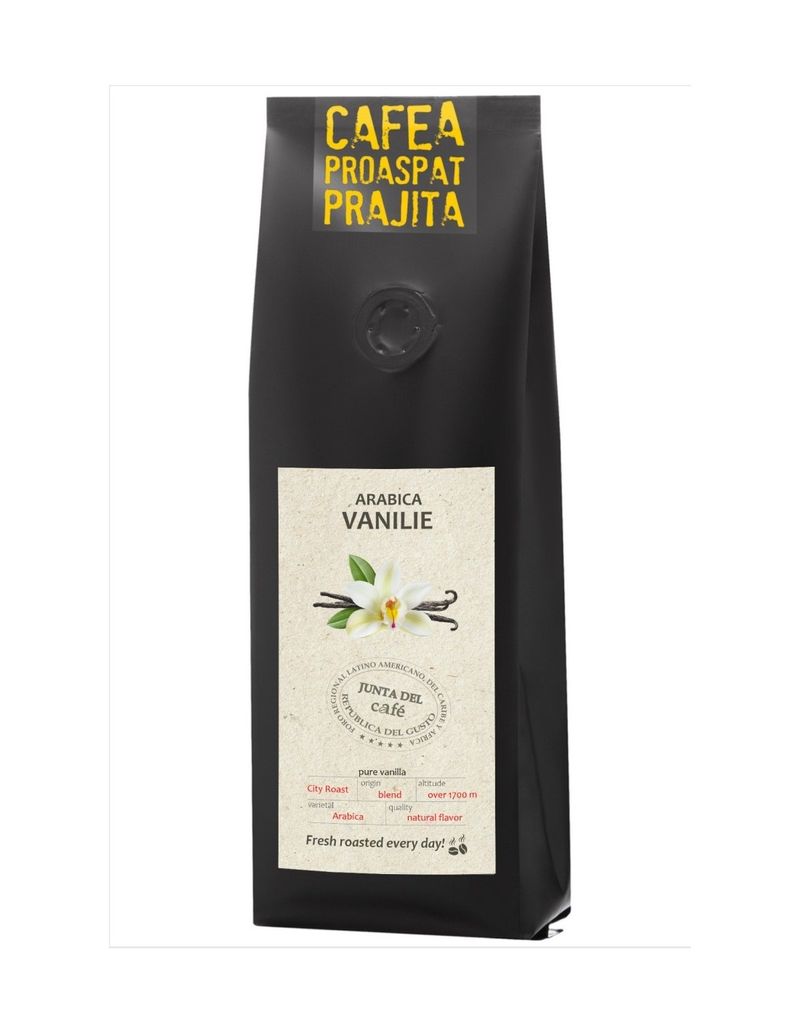 Cafea Proaspat Prajita, aroma naturala Vanilie, 100% Arabica