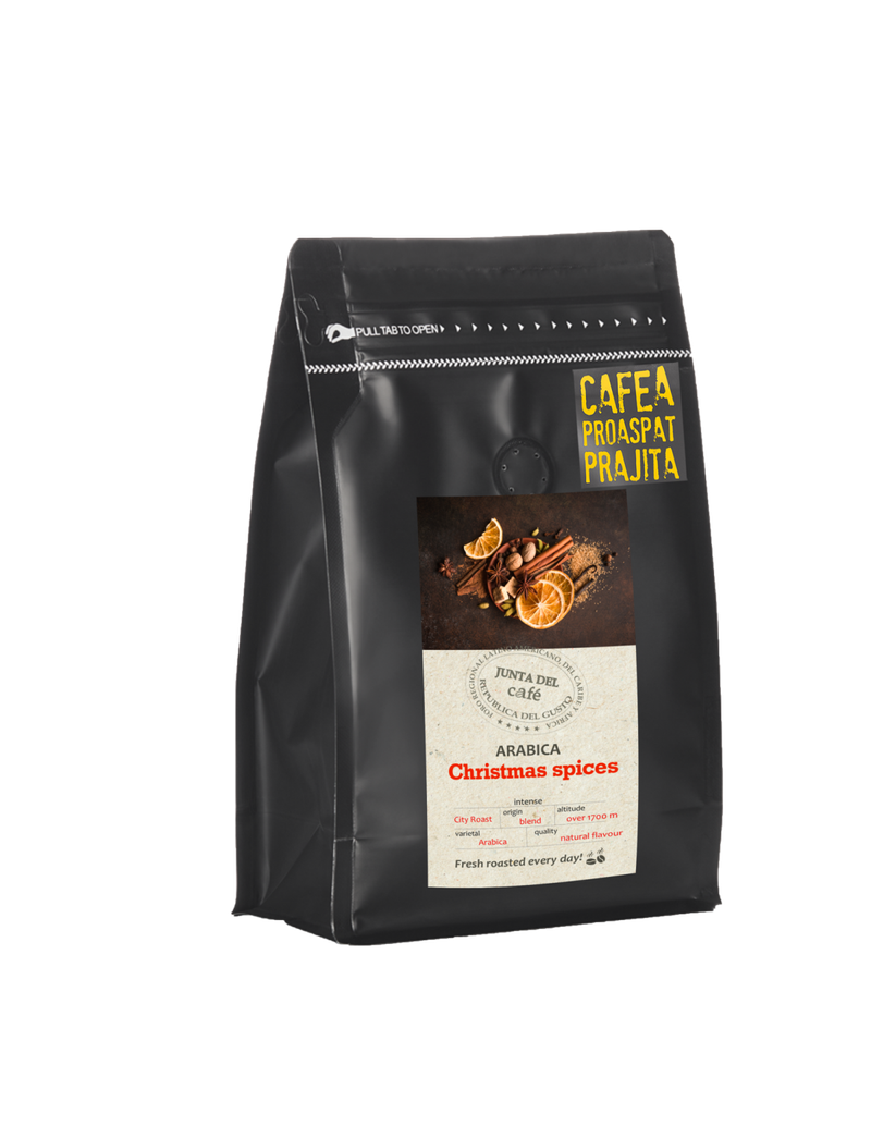 Cafea Proaspat Prajita, Christmas spices, 100% Arabica