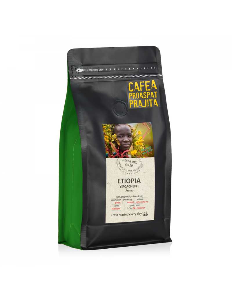 Cafea Proaspat Prajita, Etiopia Speciality Coffee, 100% Arabica