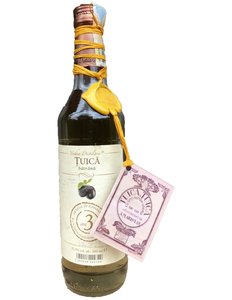 Tuica batrana, 37.5% alcool, 500 ml