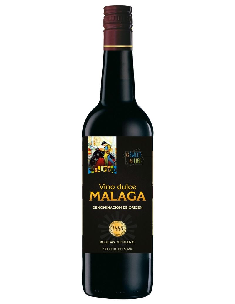 Vin import - Malaga, dulce, DOC, 0.75L, Spania