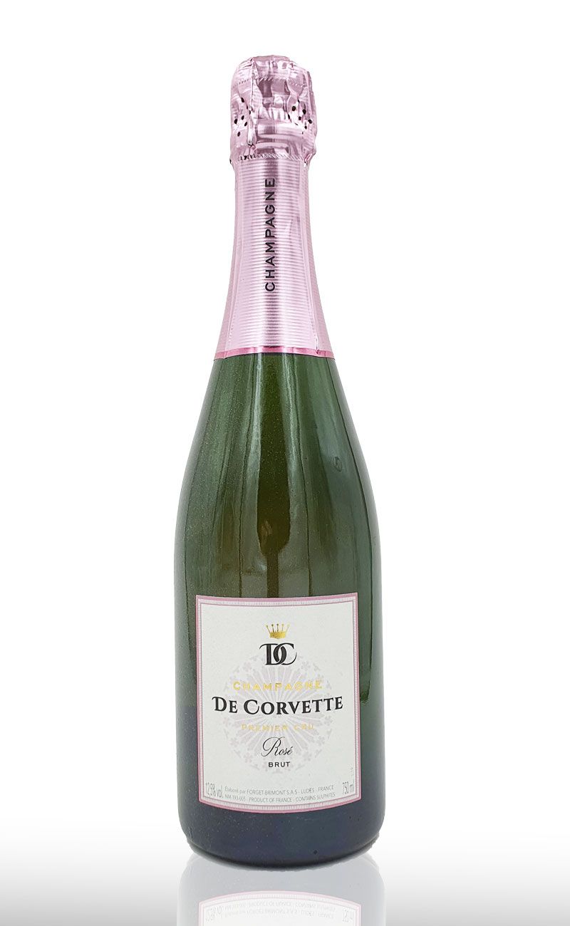 Champagne Rose Premier Cru Brut De Corvette