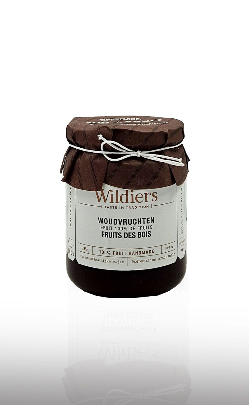 Dulceata Wildiers de fructe de padure fara zahar 285g