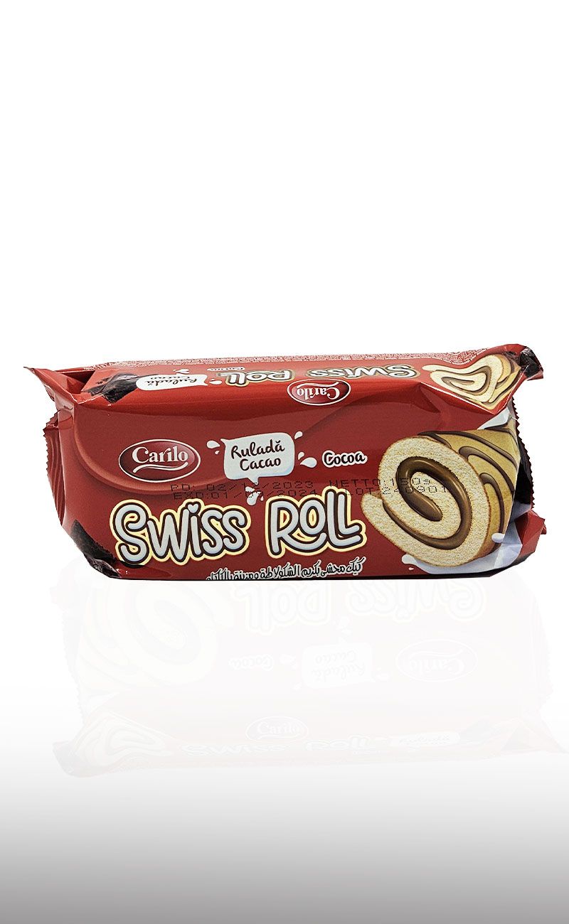 Rulada cu cacao Carilo, Swiss Roll 150g