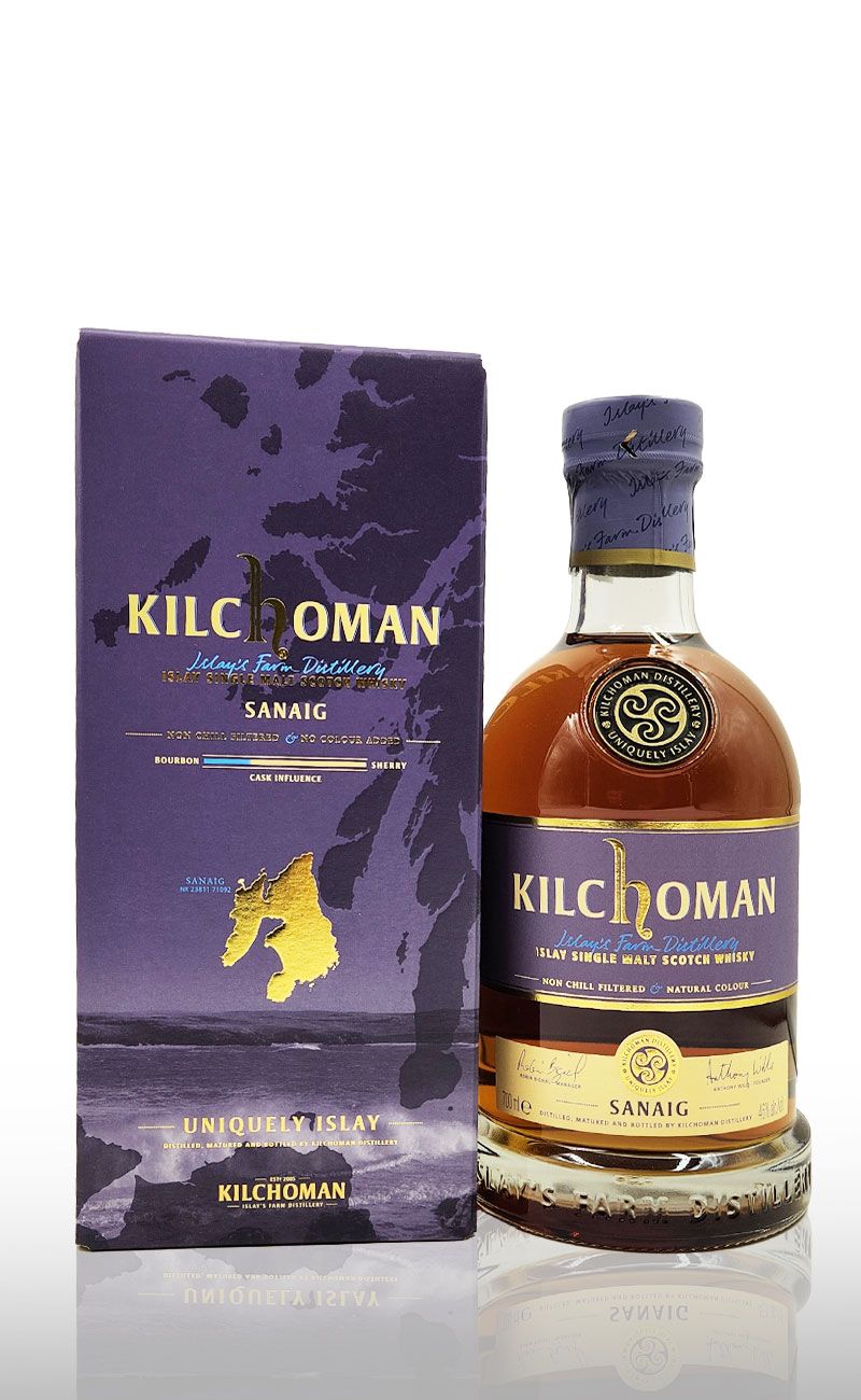 KILCHOMAN SANAIG ISLAY SINGLE MALT SCOTCH WHISKY