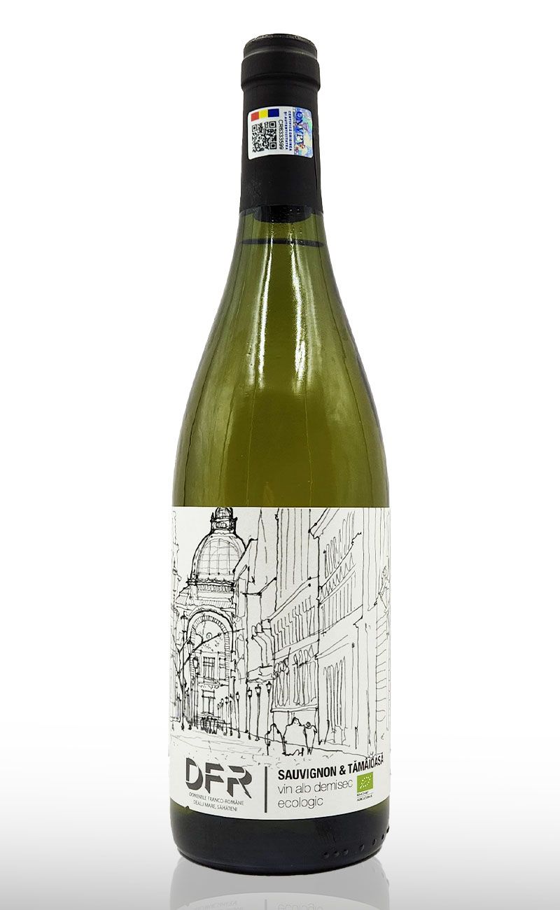 Vin alb demisec, Domeniile Franco Romane Sauvignon si Tamaioasa