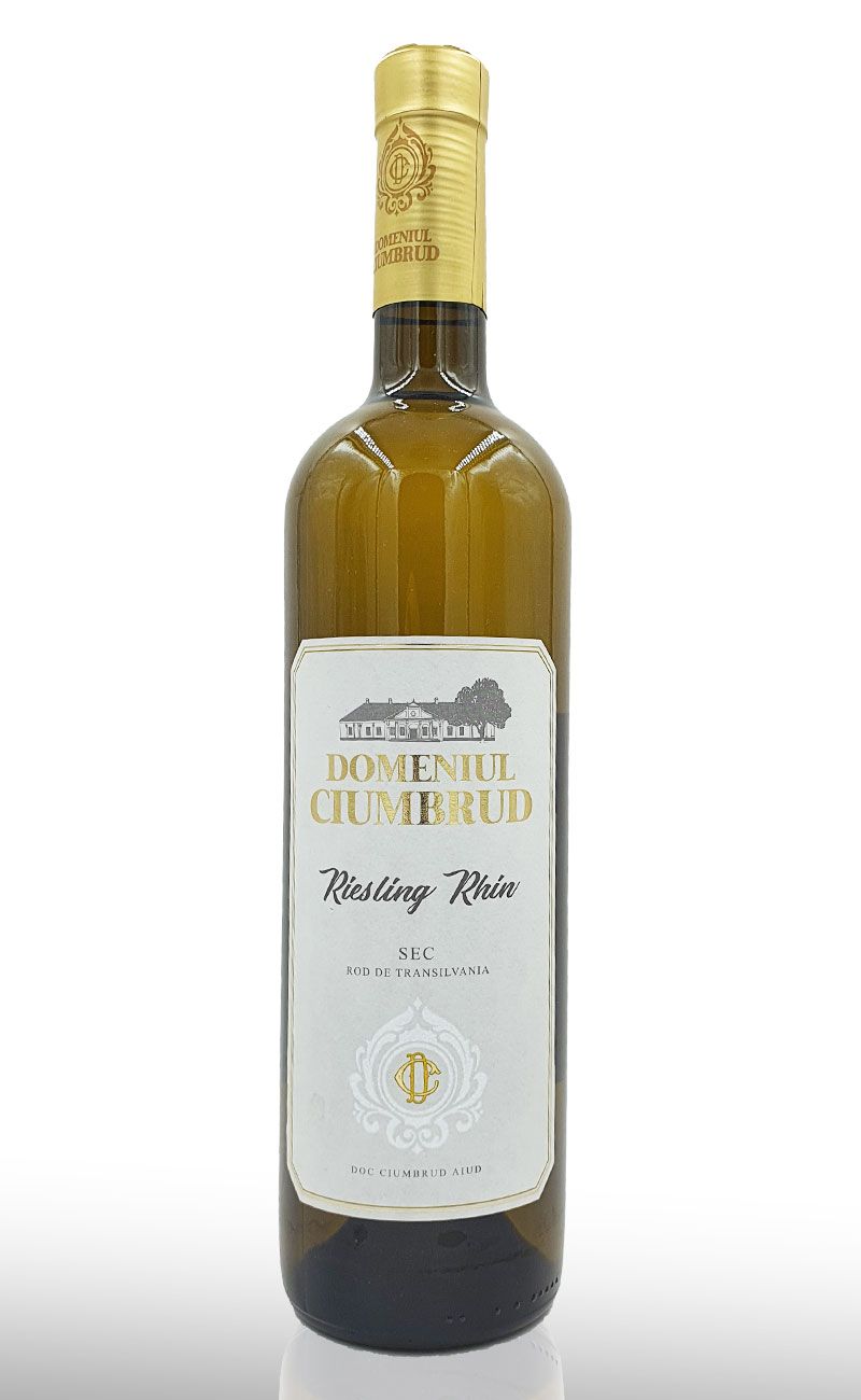 Vin alb sec, Domeniul Ciumbrud Riesling Rhin