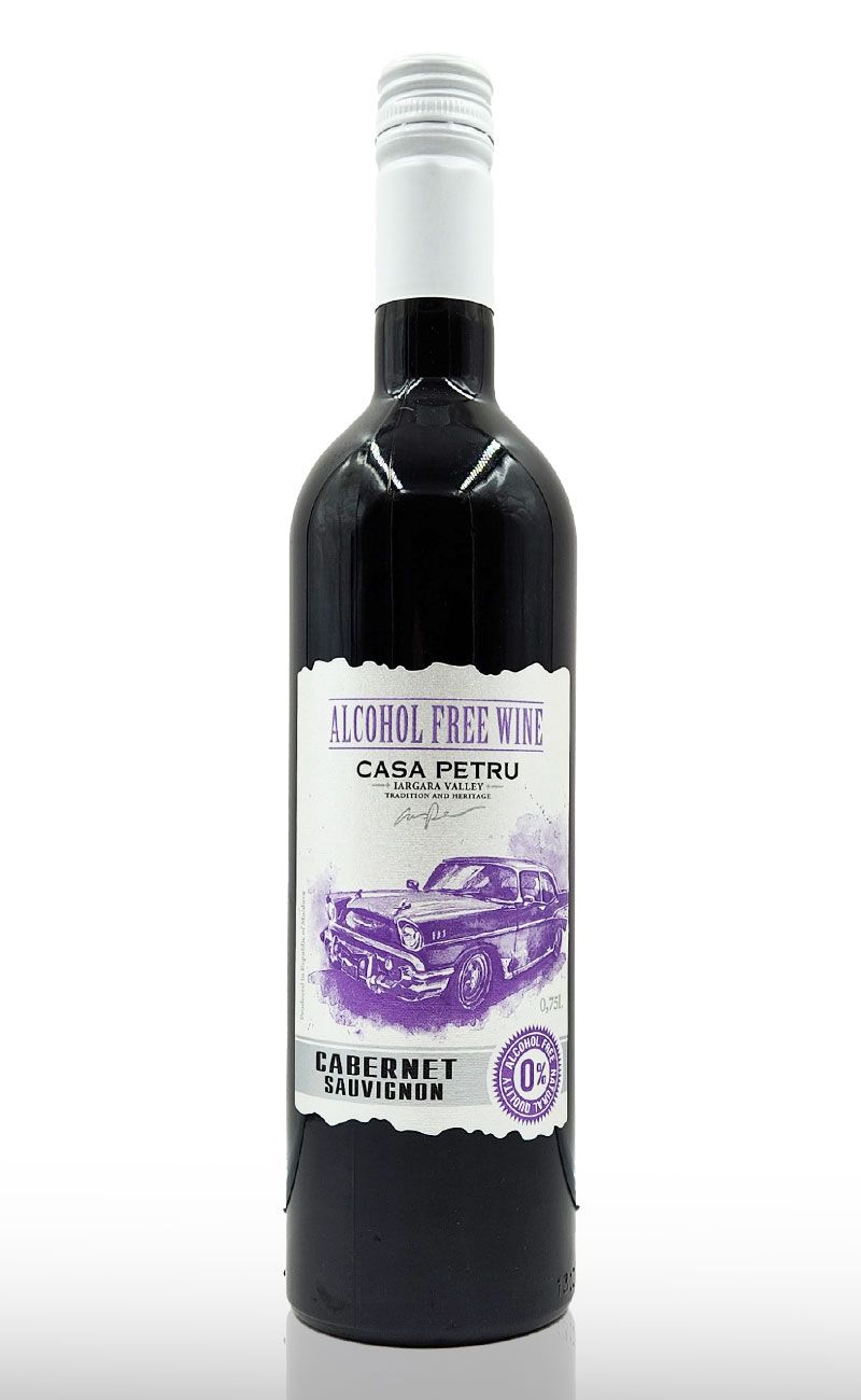 Vin rosu fara alcool, Casa Petru Cabernet Sauvignon