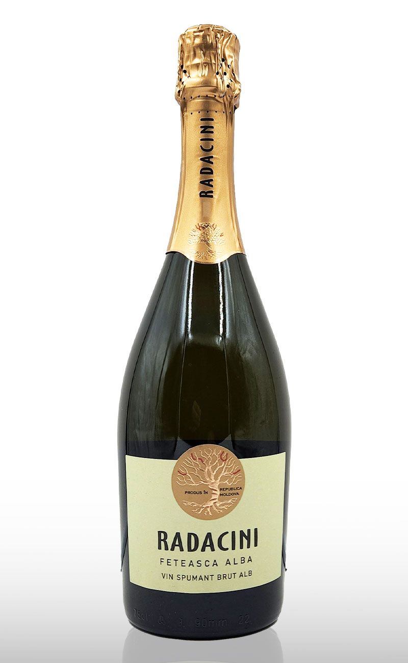 Vin spumant alb brut, Radacini Feteasca Alba