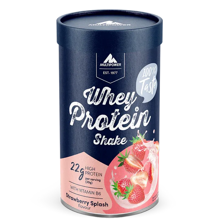 Whey Protein Shake 420g - Capsuni Multipower
