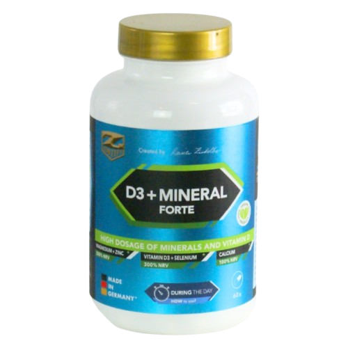 D3 + MINERALE FORTE - 60Capsule Z-Konzept