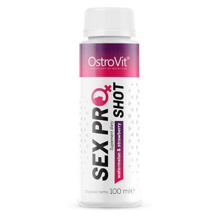 OstroVit Sex Pro Women Shot 100 ml - Pepene verde si capsuni