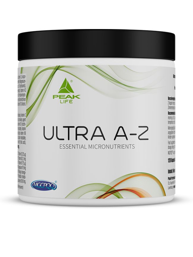 Multivitamine si minerale Ultra A/Z 120 tabs - Peak