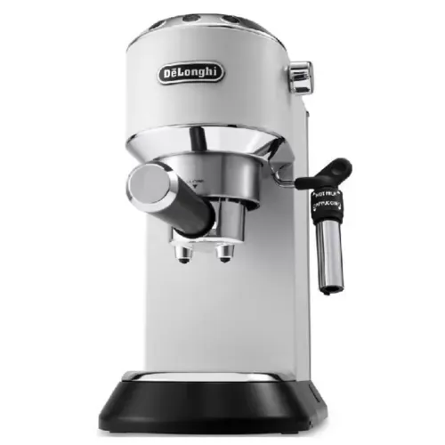 Espressor manual DeLonghi Dedica Style EC 685.W, 1300 W, 15 Bar, 1.1 l, Slim, Alb