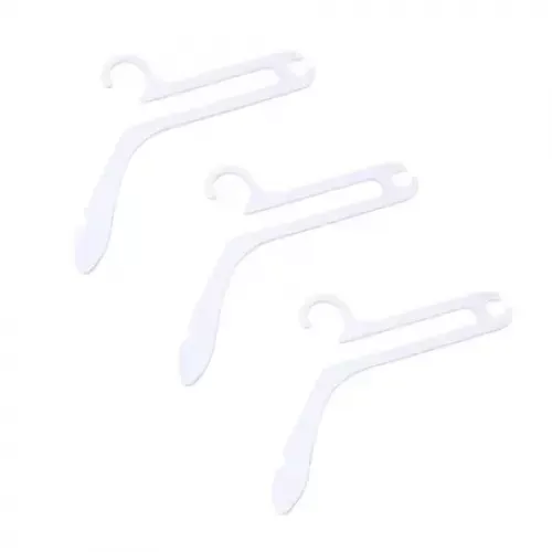 Set 3 umerase multifunctionale 44 cm, Plastic, Alb