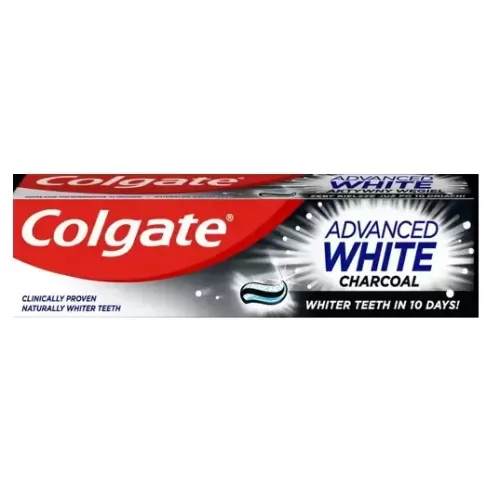 Pasta de dinti Colgate Advanced White Charcoal pentru albire, 100 ml