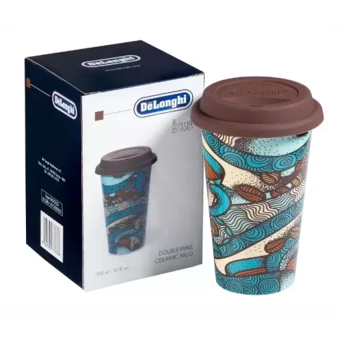 Cana termica De'Longhi THE TASTER, Ceramica, Perete dublu, 300 ml