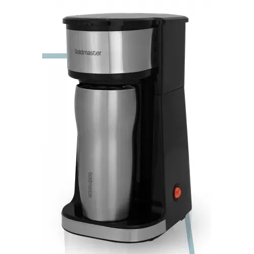 Aparat de cafea cu filtru, Goldmaster Gezgin GM-7365, 750W, Termos